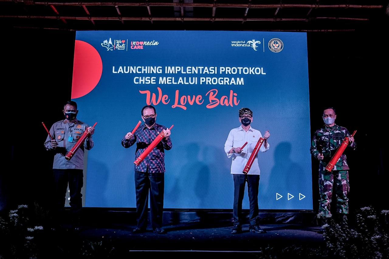 podiumnews.com-Edukasi dan Kampanye CHSE, Cok Ace Apresiasi Program 'We Love Bali' Kemenparekraf